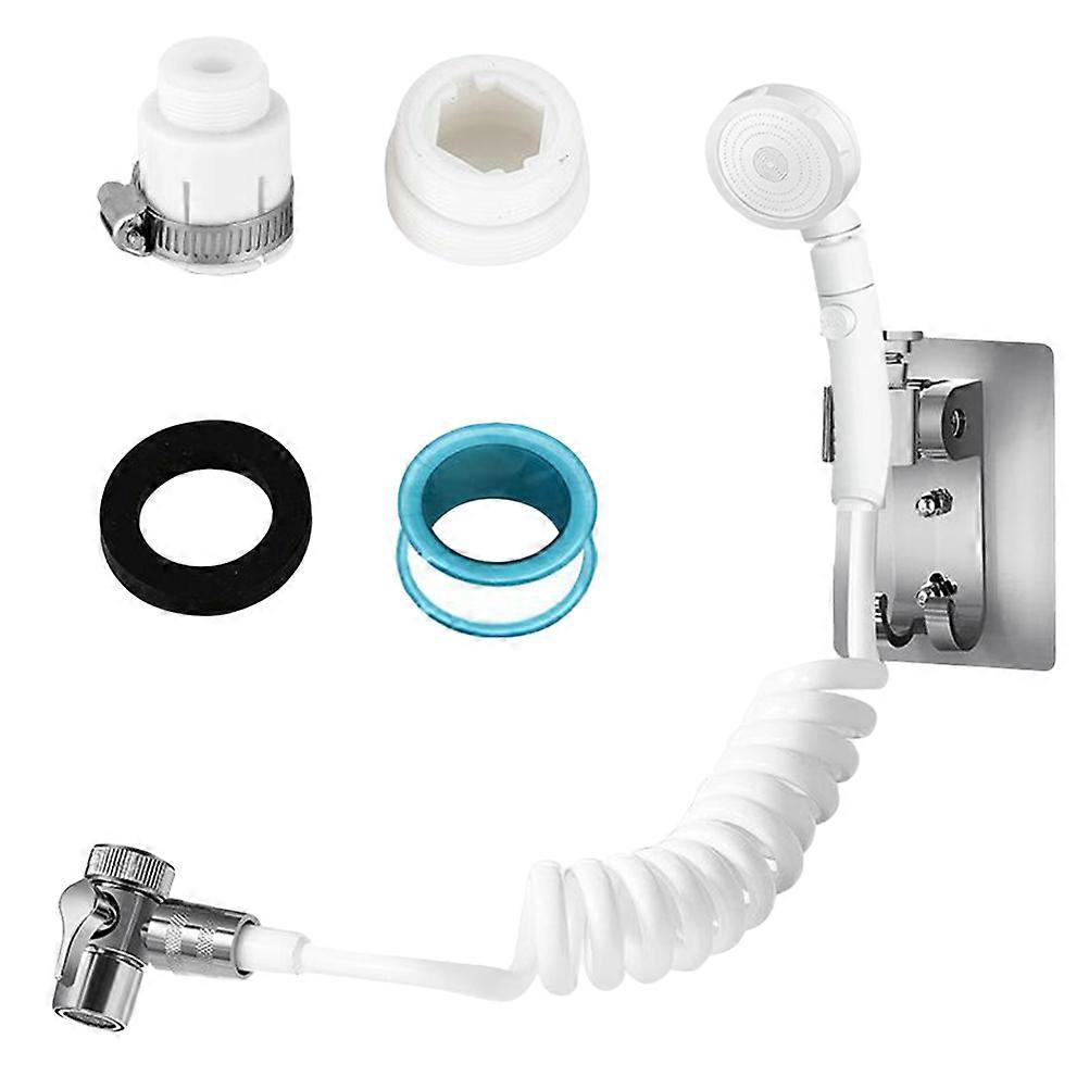 Basin Handheld Shower Showerhead Filter Toilet Hose Sprayer Bathroom Use 15X6X2CM Durable Material 1 Set
