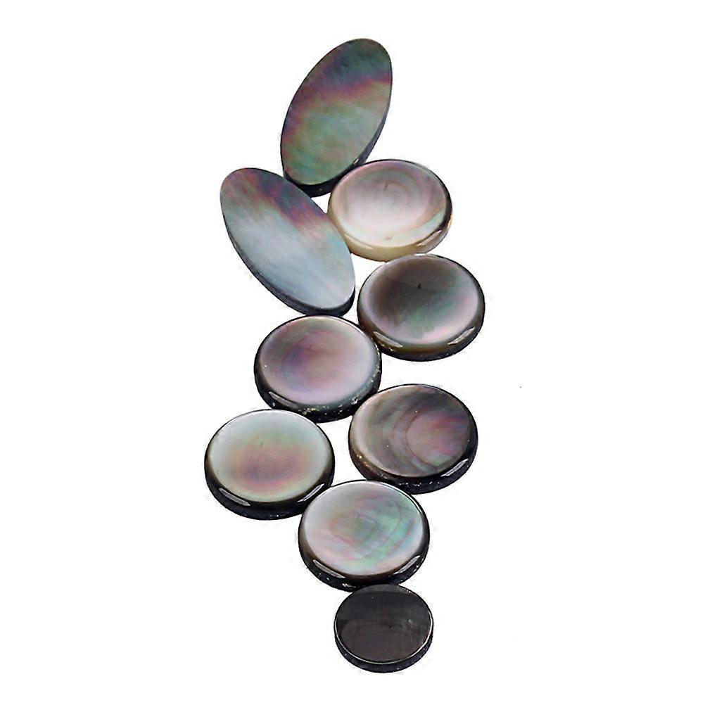 サックスフィンガーパッドアルトテナーソプラノサックスアクセサリー音楽練習9個/セットグリーン合成素材