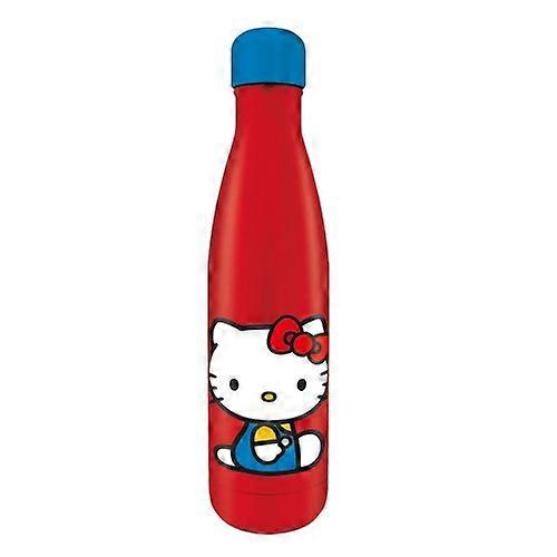 Hello Kitty – Sitzende, hübsche Metall-Wasserflasche