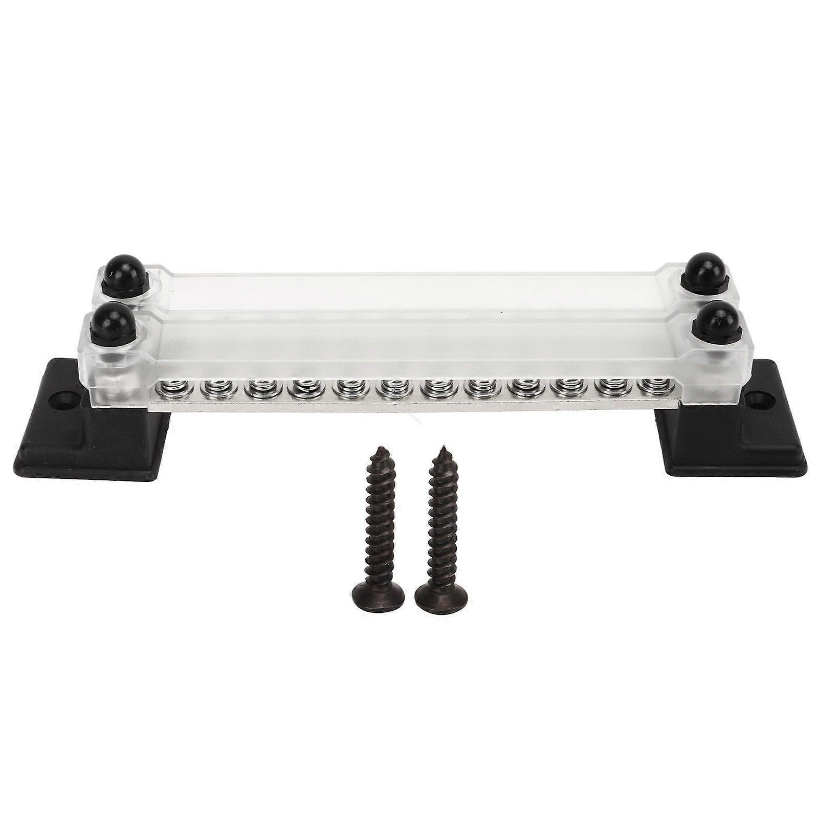 24 terminal bus bar 150A power distribution block 12-48V DC 110-300V AC