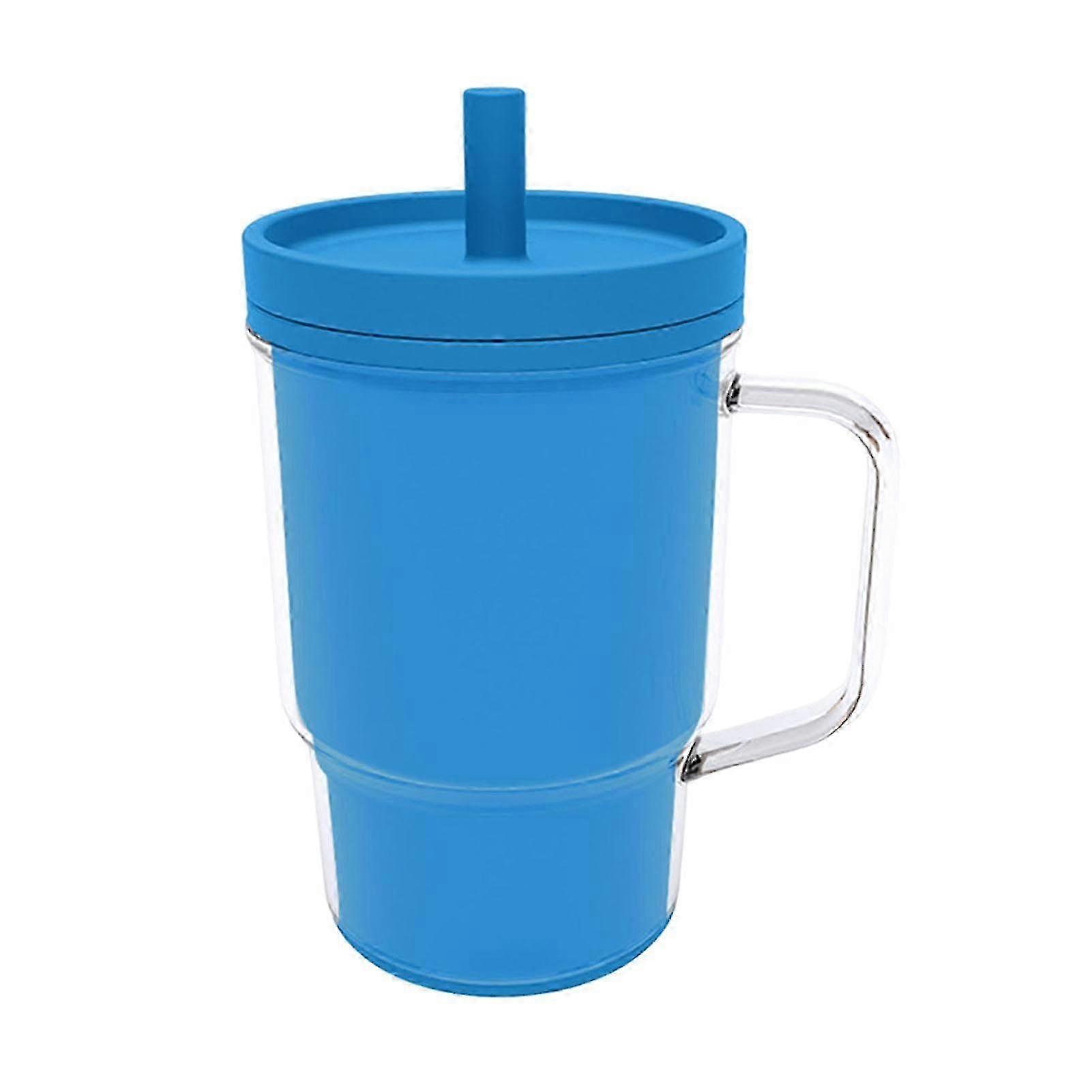 Baby Silicone Sippy Cup with Soft Valve - Dark Blue