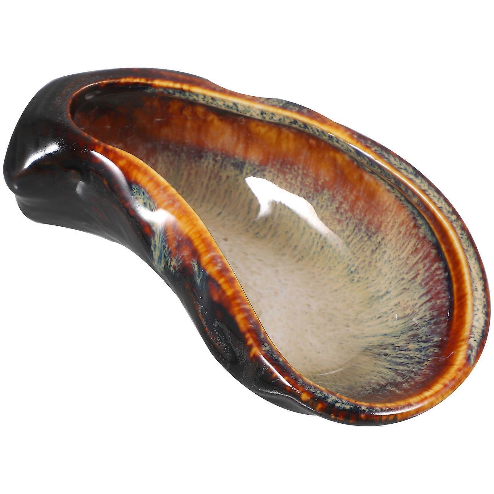 Ceramic Oyster Plate Serving Dish For Restaurant Use Multi Unique Shape Craftsmanship 1Set