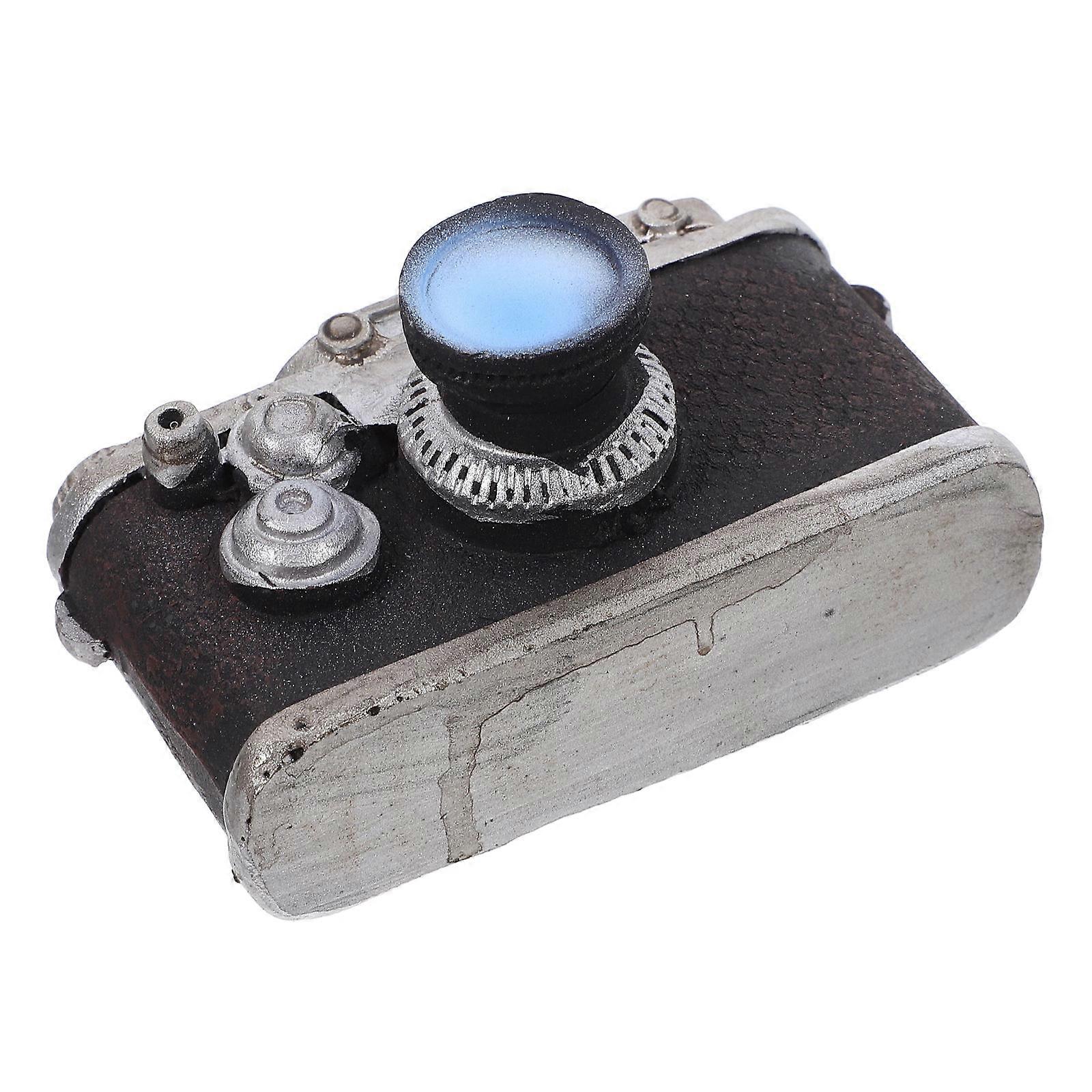Retro Camera Ornament Vintage Style Decorative Craft Home Bar Desktop Display Shop Window Accent Unique Design
