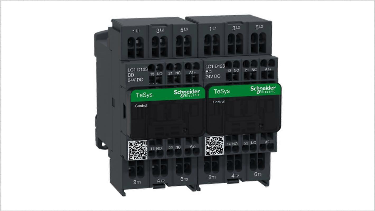 Schneider Contactor 12a 3-pole Reversing Lc2d123bd