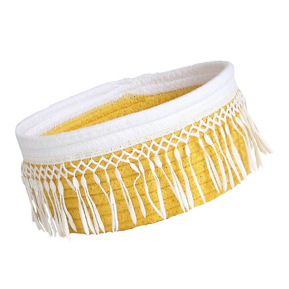 Storage Basket Cotton Thread Sundry Organizer for 1Pcs Nordic Style Desktop Use