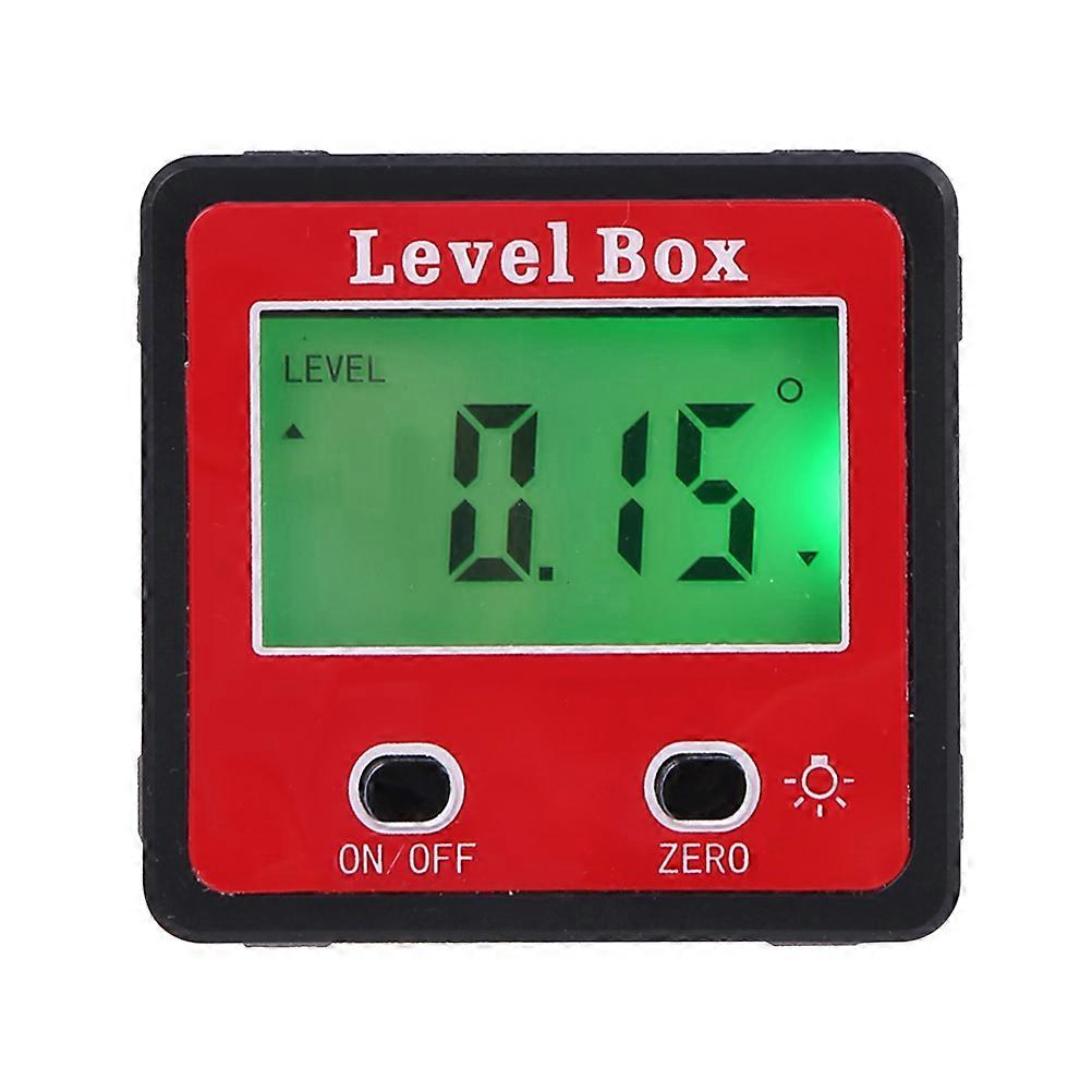 Digital Inclinometer Level Featuring Angle And Slope Conversion For Workshop Use 5.6x5.4x2.5cm 1Pack