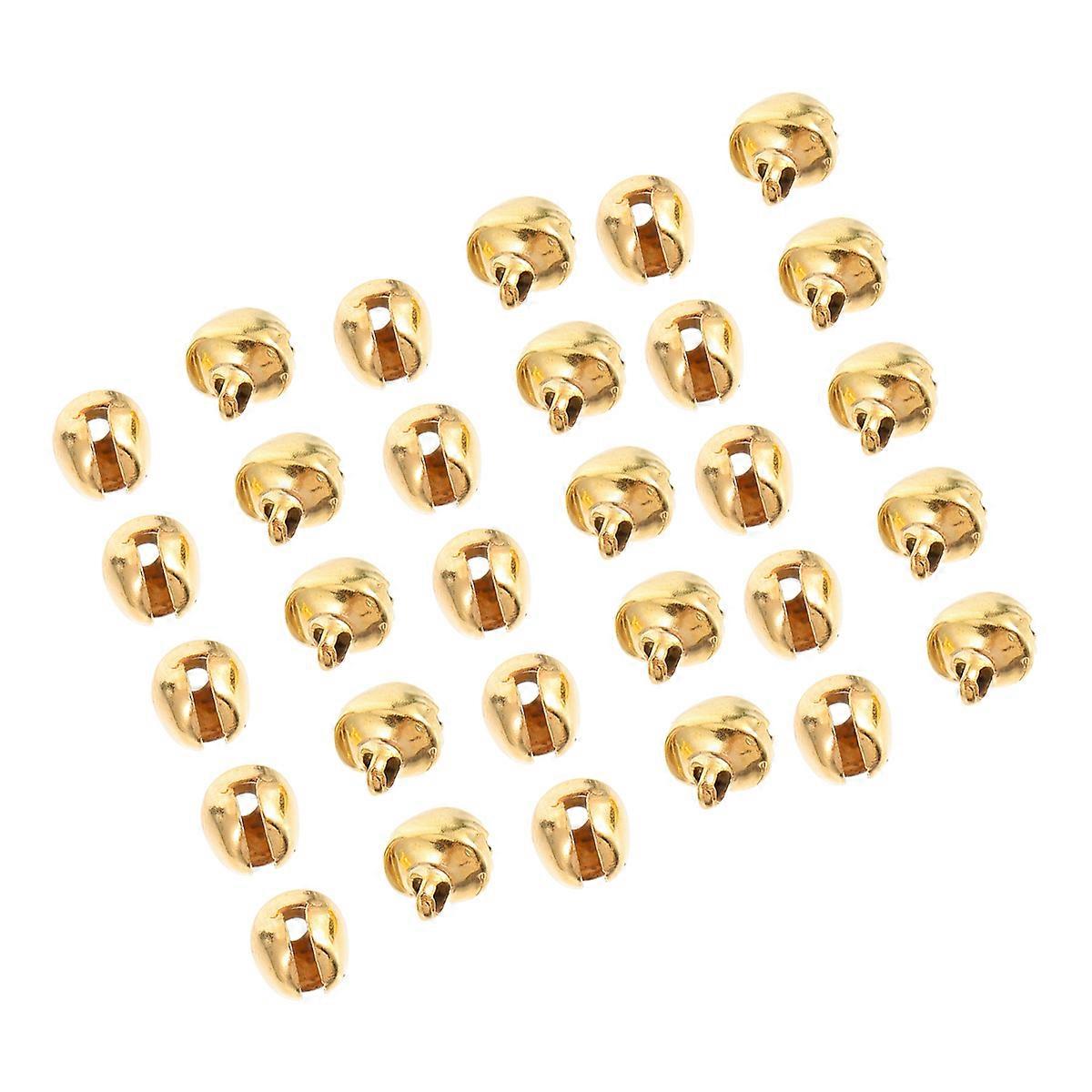 600pcs 6mm Small Craft Bells for Christmas Jingle Loose Beads Ornament
