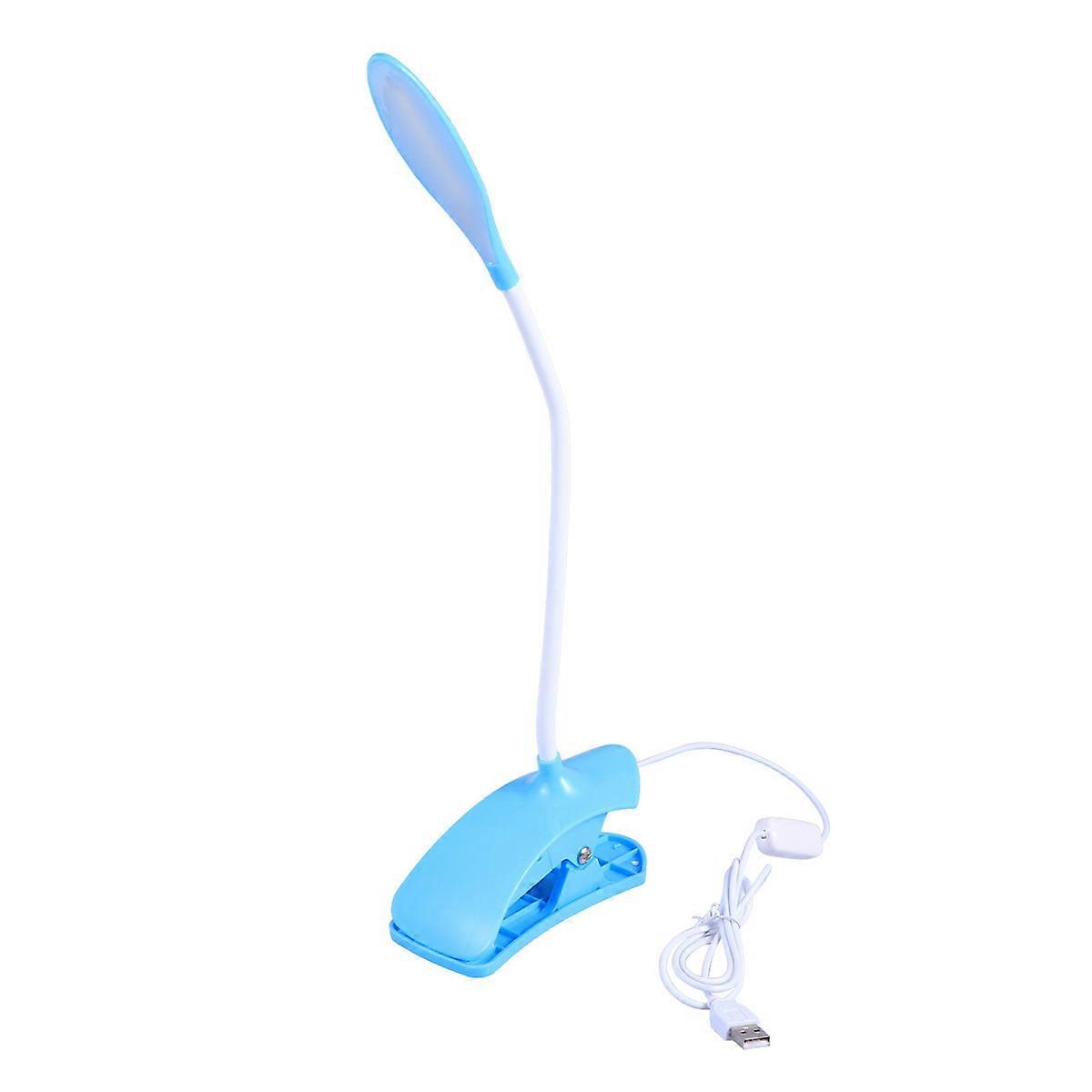 Blue Lamp with Flexible Neck for Eye Protection and Study Use Plastic Material USB Powered