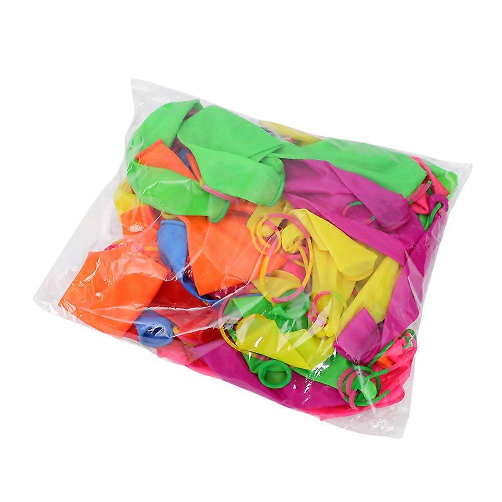 50pcs Inflatable Latex Punching Balloons Random Colors Party Bag Fillers for Birthday Celebrations, Outdoor Games & Sensory Play