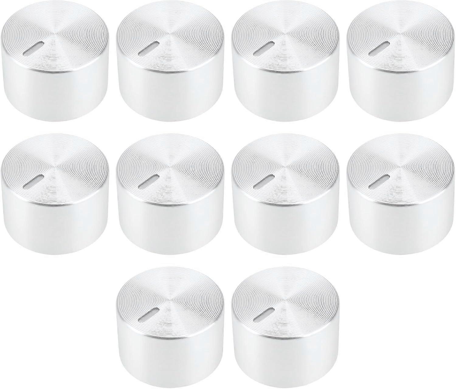 10pcs Gas Stove Knobs 8mm Universal Aluminum Alloy Round Knobs Metal Gas Hob Switch Cooker Knobs Cooking Panel Handles Buttons