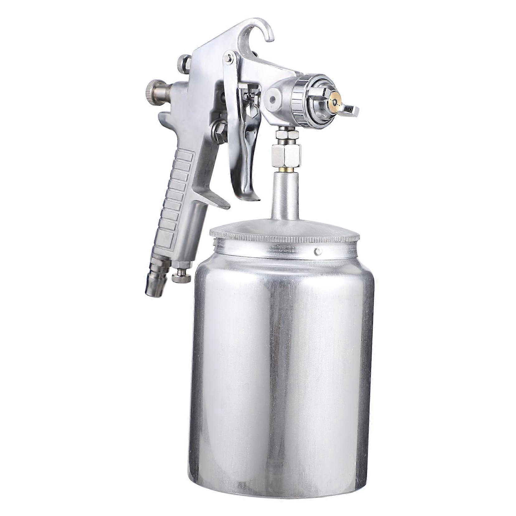 1 Piece Paint Spray Can Nozzle Spray Nozzle Base Coat Spray Gun Painting Atomiser with Atomization Pneumatic Spray Tool Stainless Steel Silver