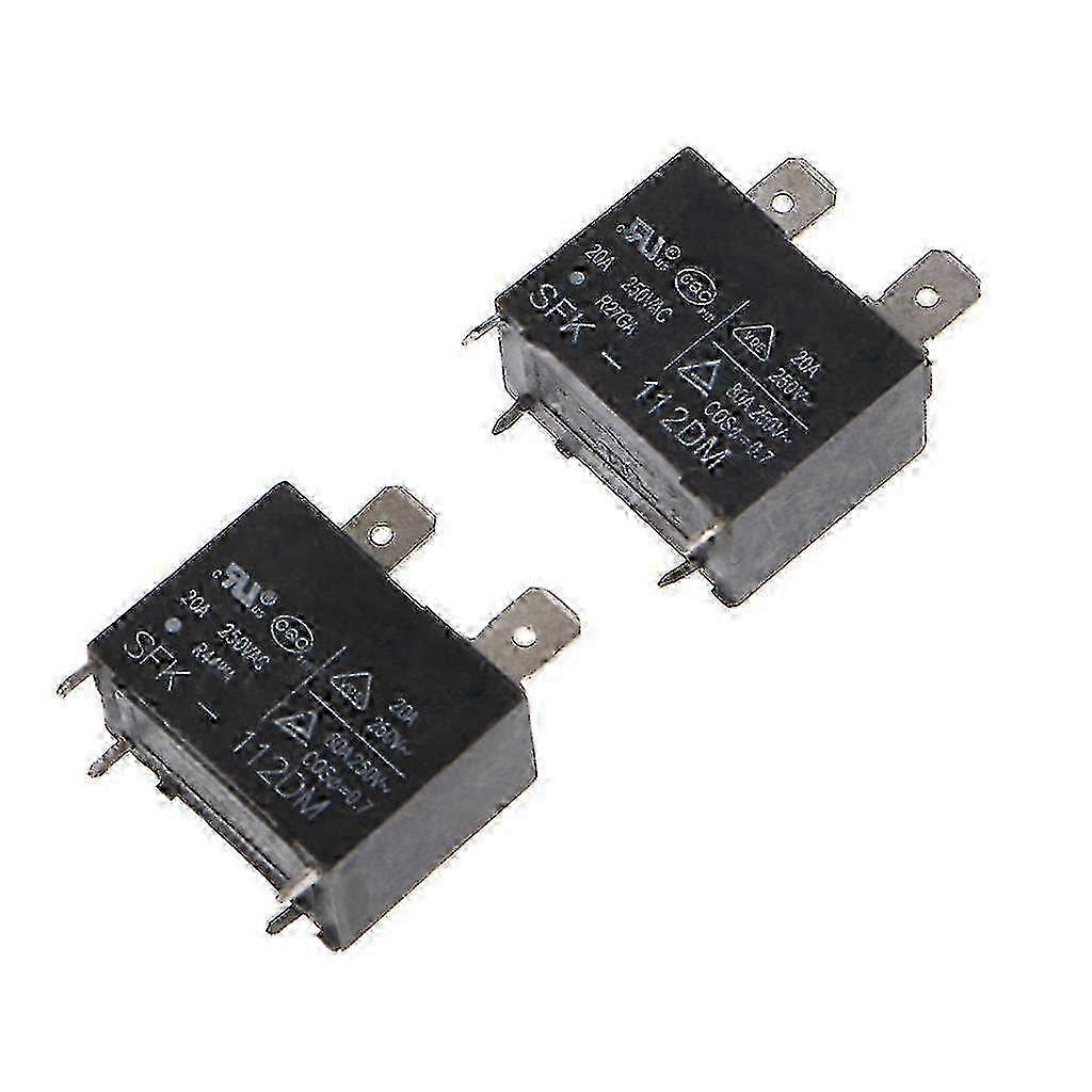 2 Pcs SFK-112DM SFK-112 DIP-4 Relay Module 20A 250V AC for Electrical Circuits, DIY Projects, and Home Automation
