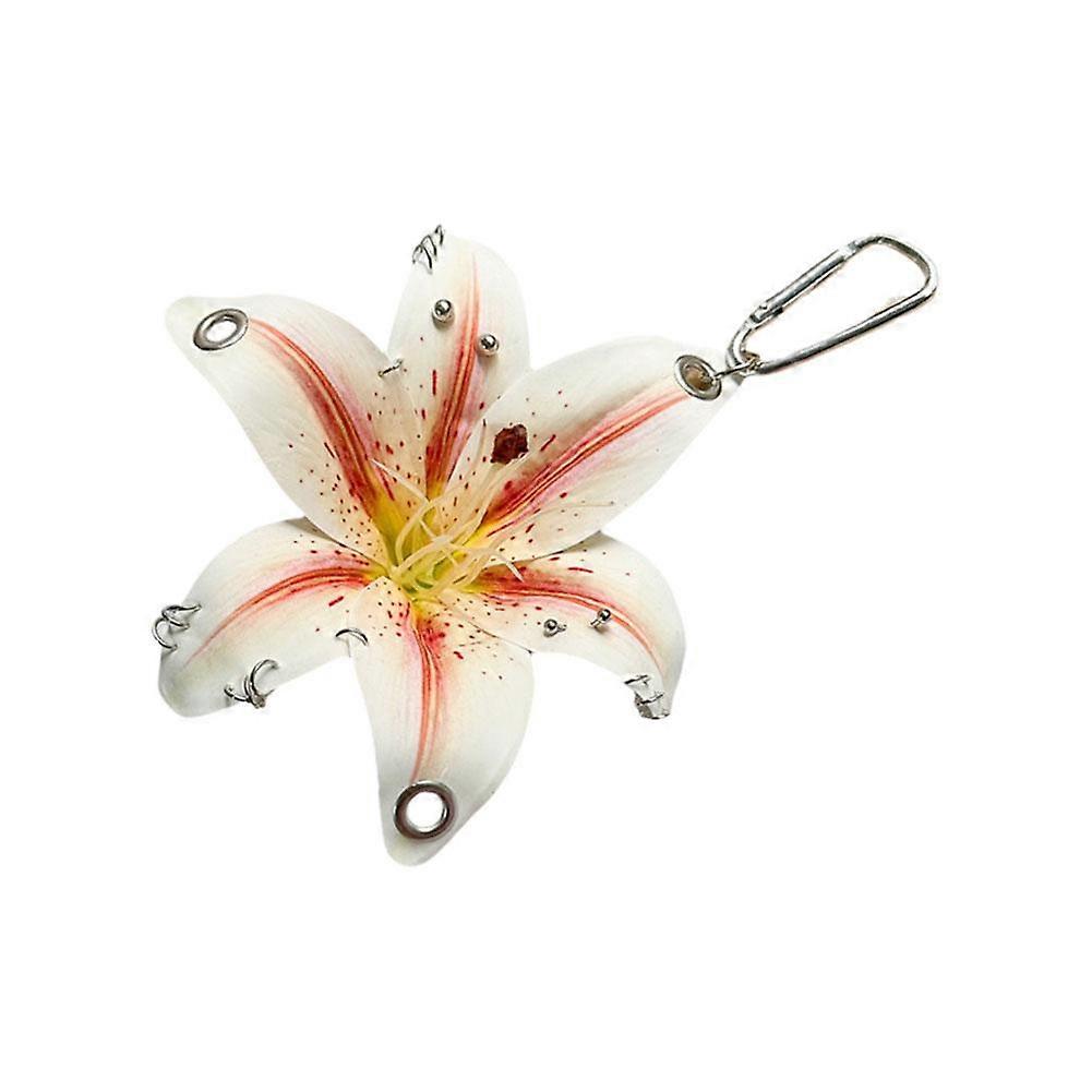 Creative Exquisite Lily Keychain Simulation Flower Hanging Flower Keychain