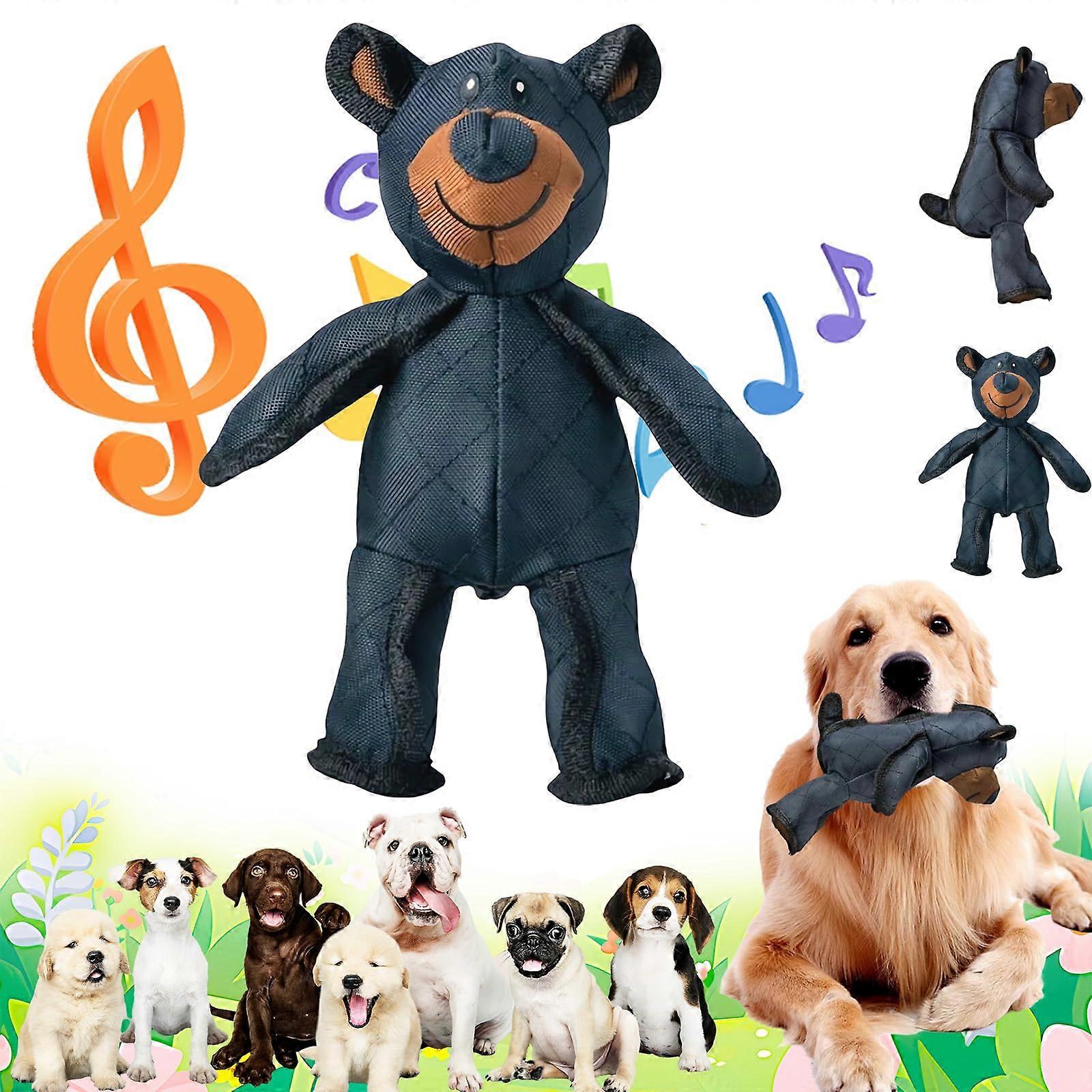 Unbreakable Bear , Indestructible Bear Dog Toy for Aggressive Chewers