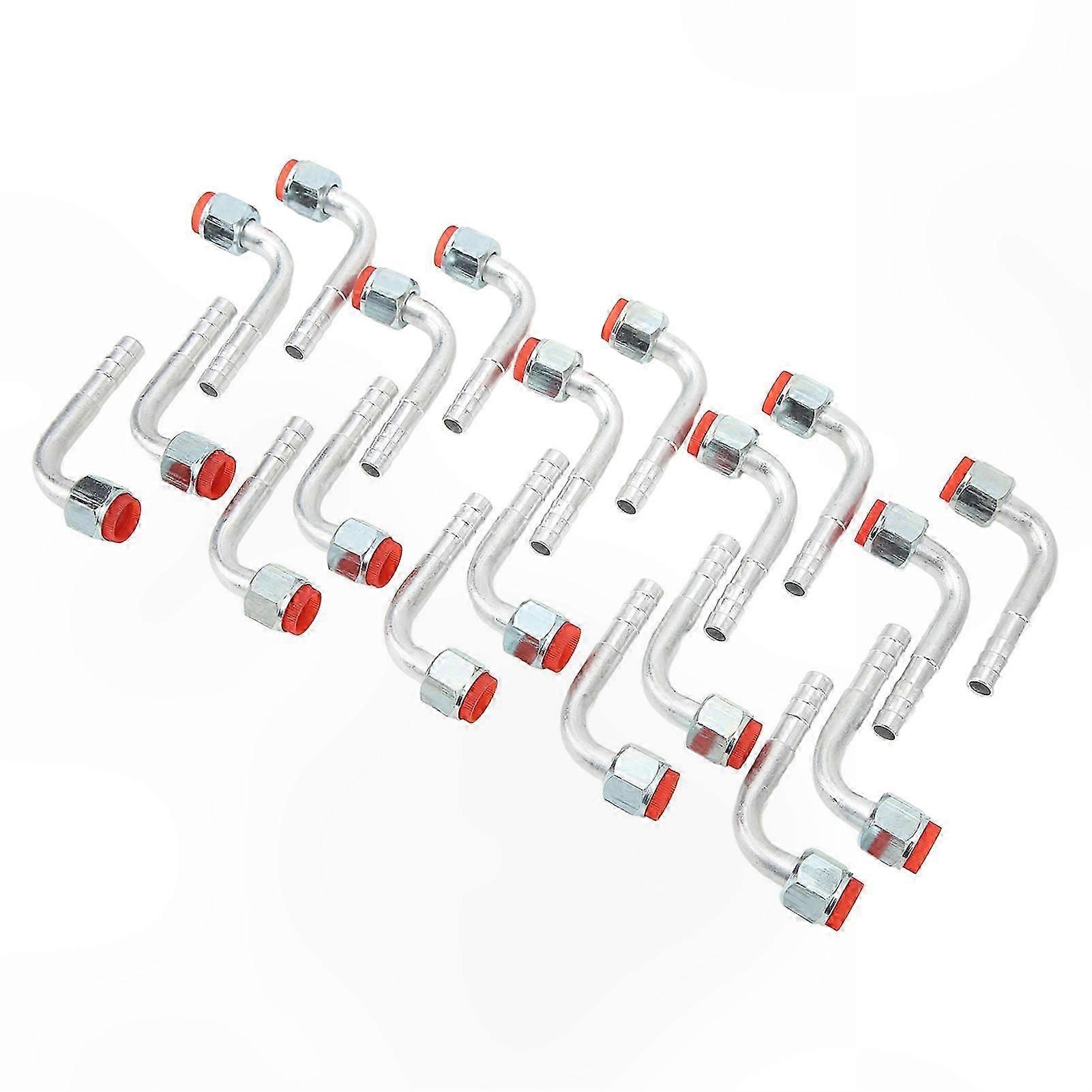 20-Pack 90 Degree Elbow Nut with O-Ring for Air Conditioner Pipe Connection, 1/2 Inch Female Adapter Joint