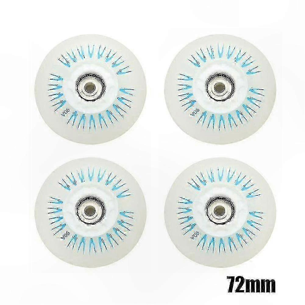 Inline Skate Wheels with LED Lights, 4 Pack, Multiple Sizes
