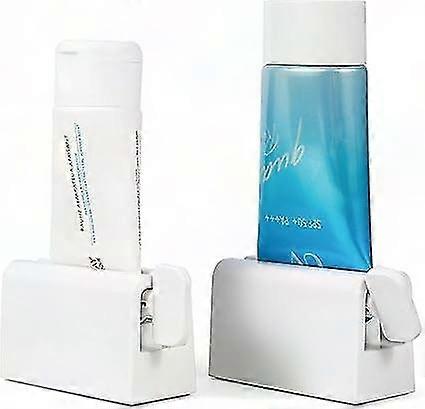 Toothpaste Roller 2 Pack - Toothpaste Squeezer & Dispenser Holder for Bathroom & Face Care