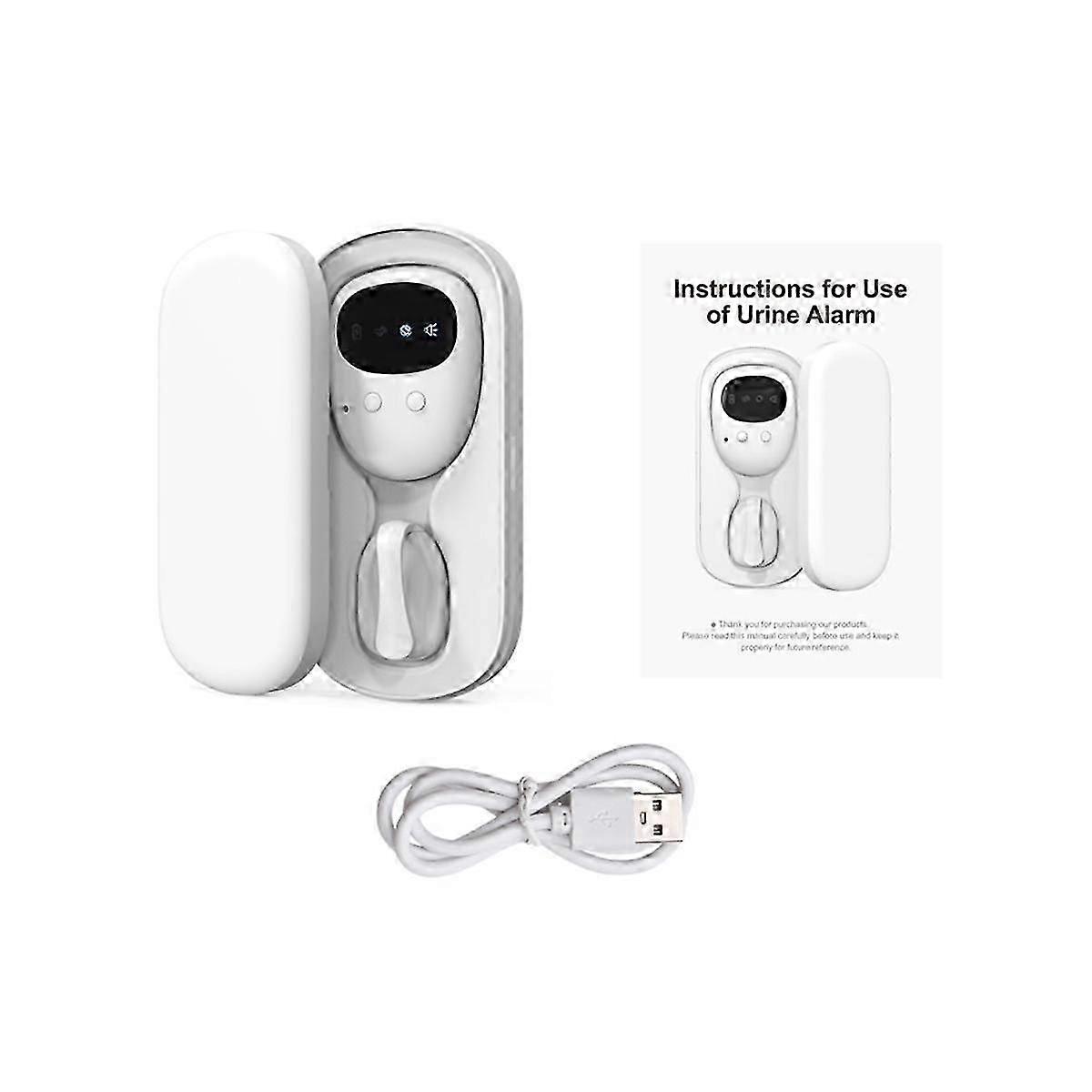 Wireless Bedwetting Alarm Pee Alarm cu receptor clip-on transmițător enurezis, enurezis, dispozitiv de memento fo