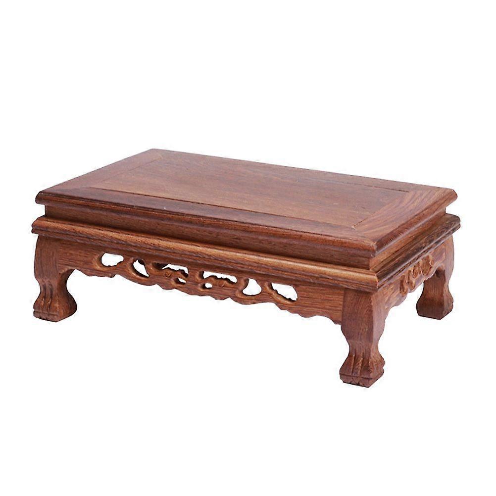 orientalske møbler kinesisk tre display stativ trebase rektangulær form sokkel krystallkule base for hjemmet stuebord