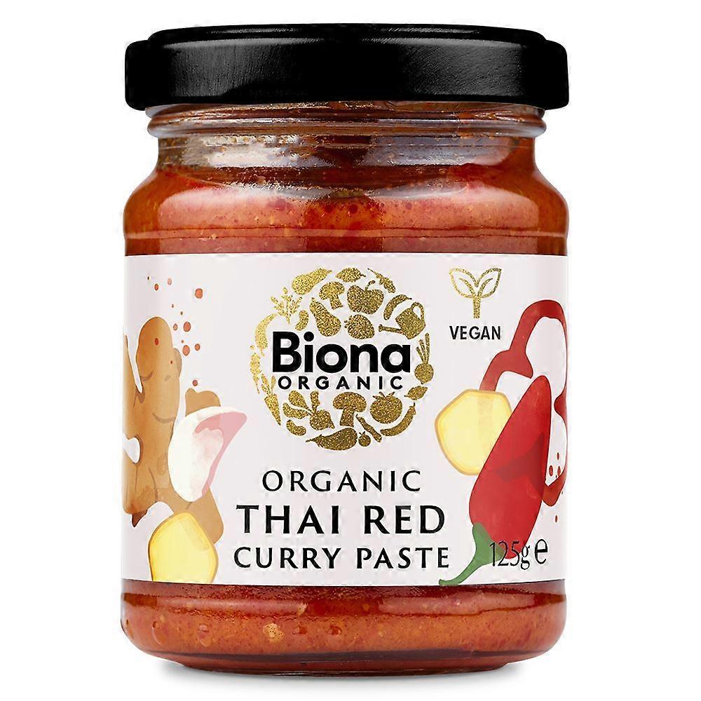Biona Organic Thai Red Curry Paste 125g - 2 Pack