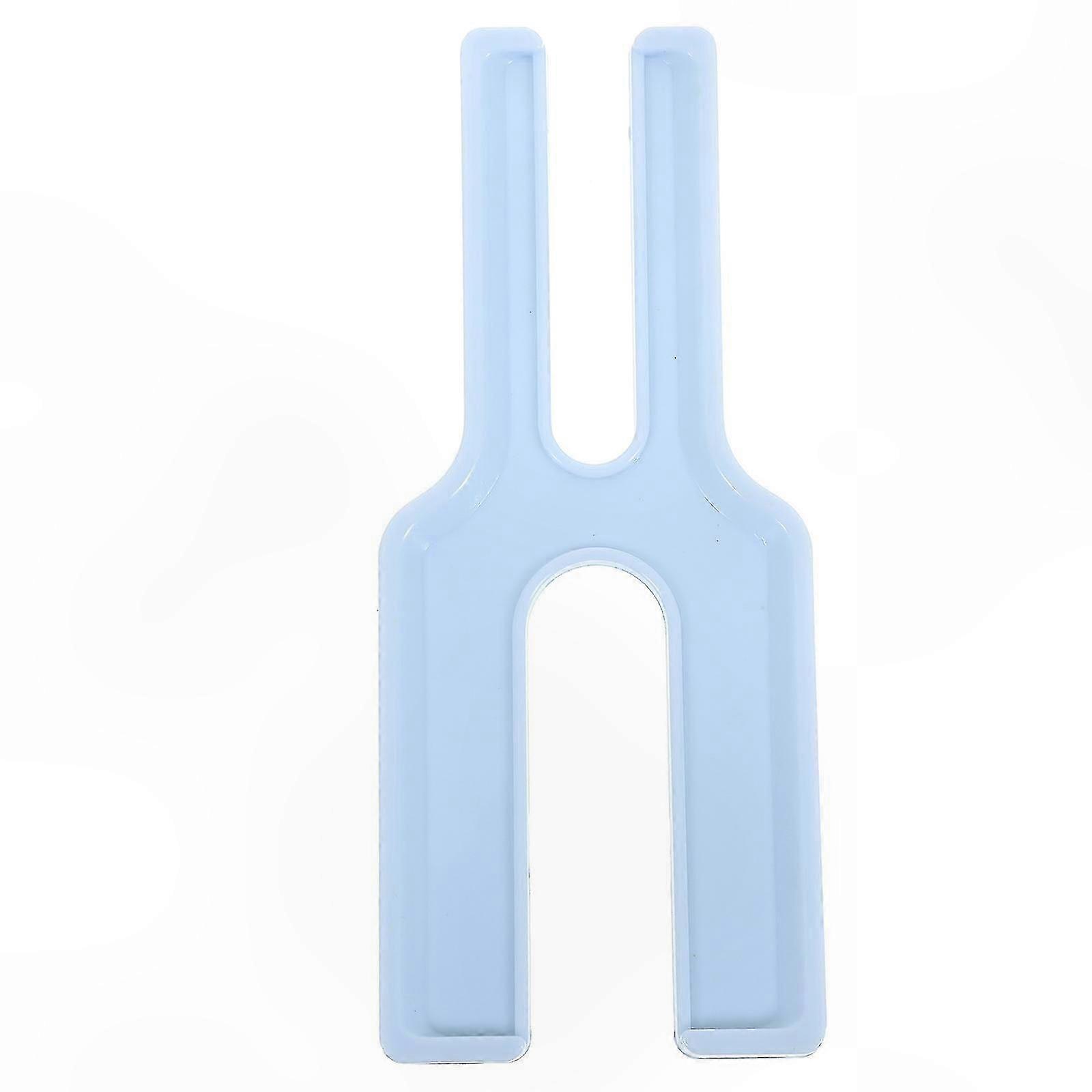 Fluffy Pom Pom Maker Tool for DIY Crafting and Knitting Projects in Sky-Blue