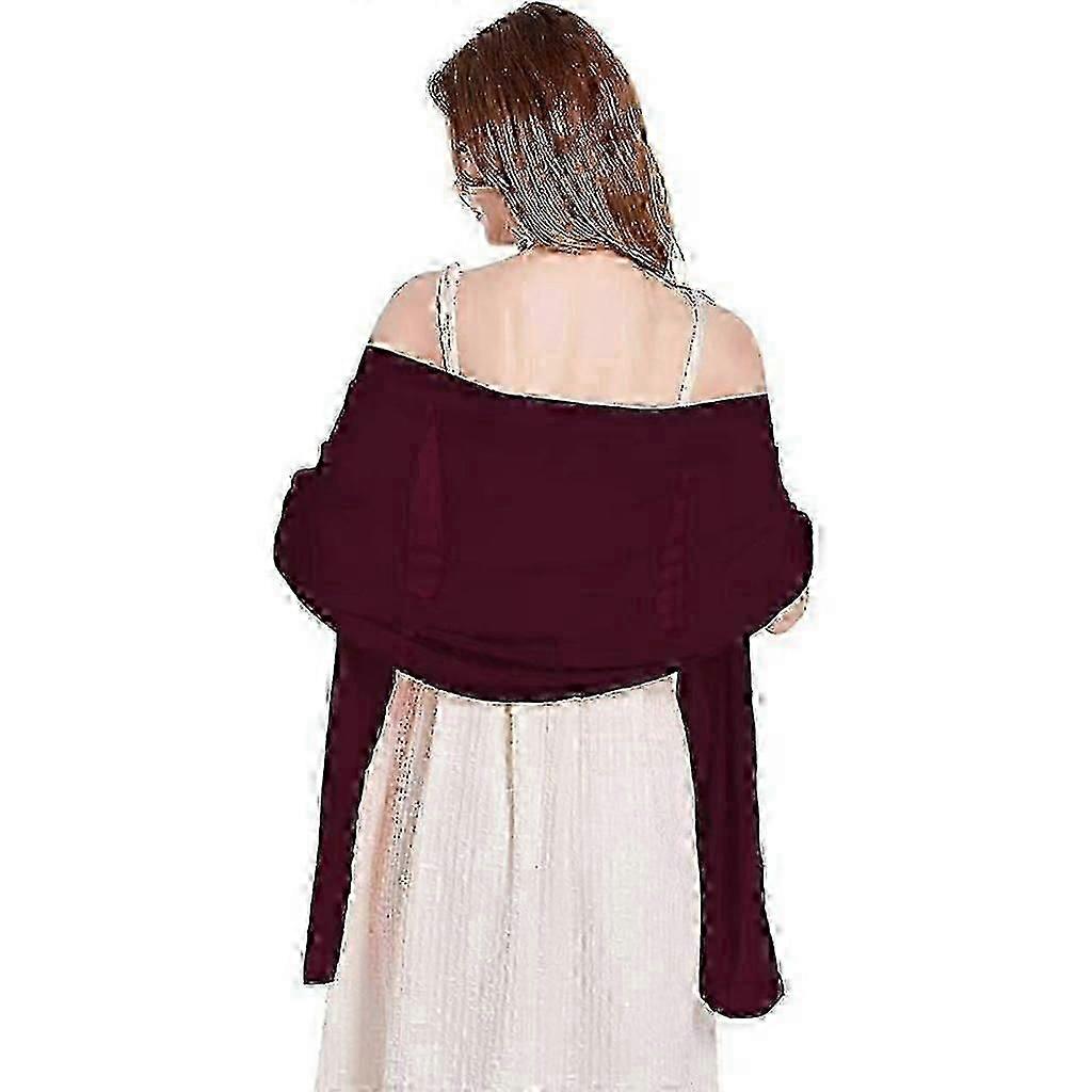 Bruids Sjaal Avondjurken Bruiloft Sjaal Womens Zachte Chiffon Sjaal Vloeiend