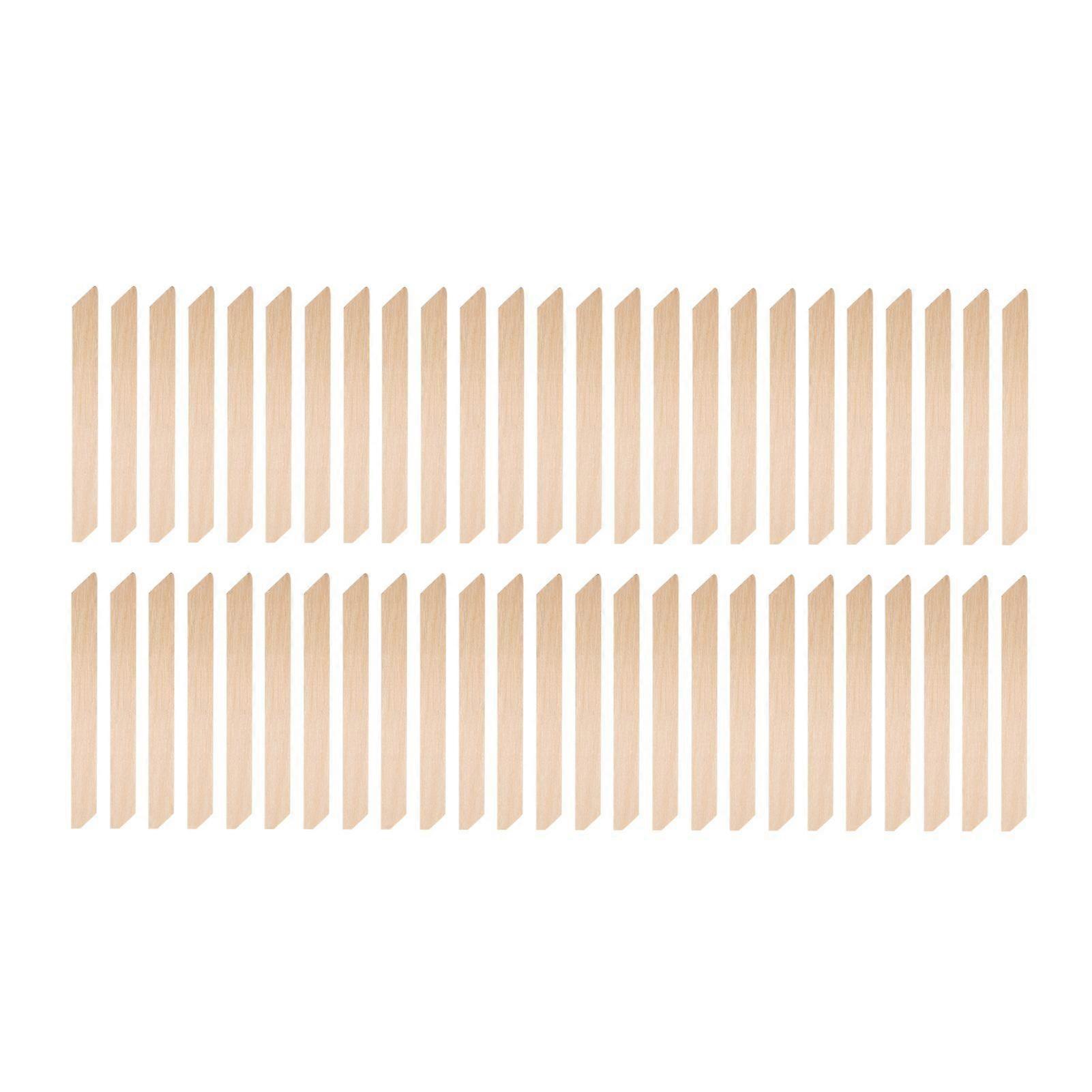 50pcs Wax Spatulas Applicator Wood Waxing Applicator Sticks Leg Arm Facial Hair Removal Tool
