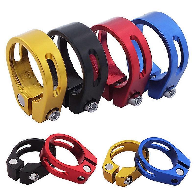 Bicycle seat tube clamp, made of aluminum alloy, with various specifications, lightweight and practical