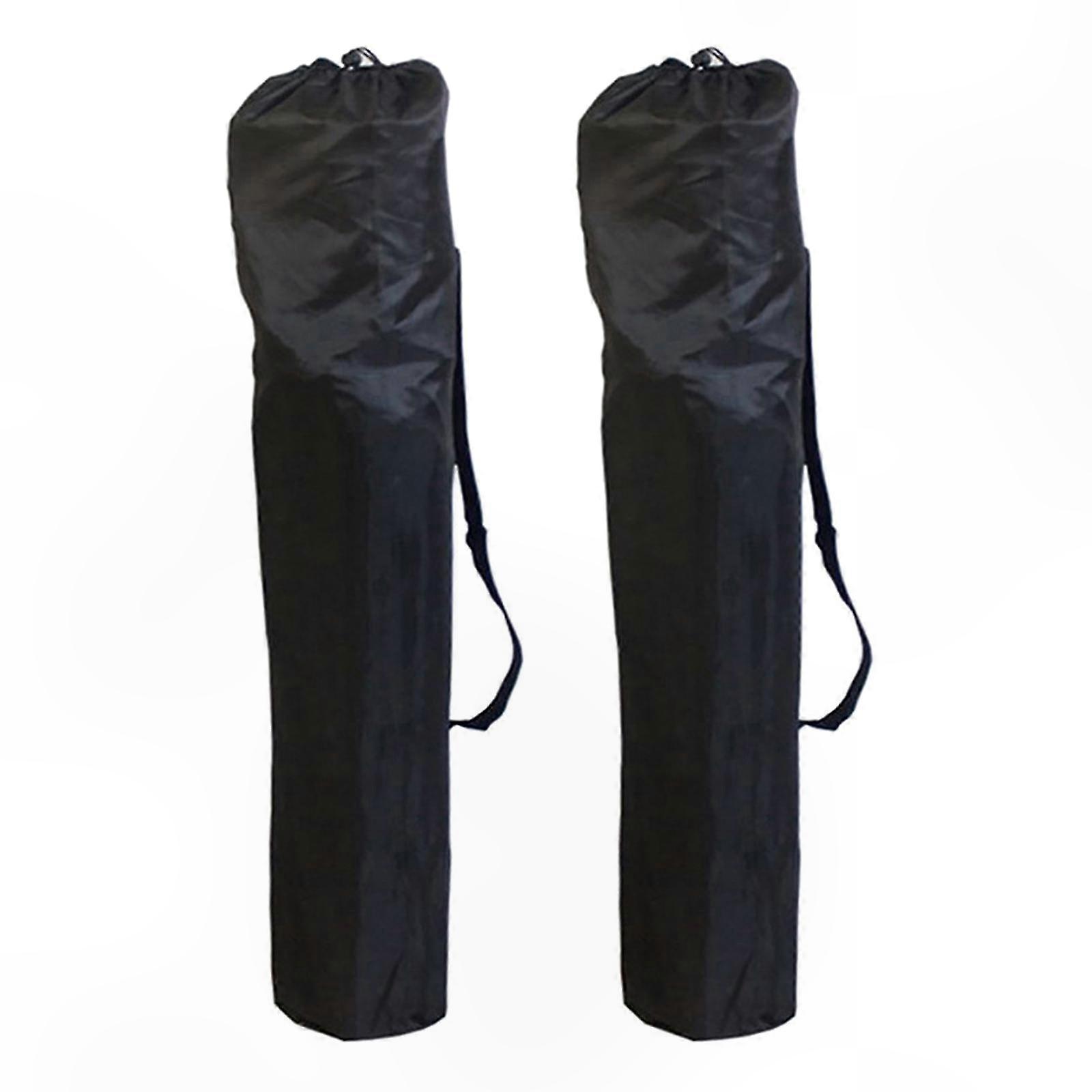 Adjustable Camping Storage Bags - 2 Pack Round Bottom Organizer for Essentials with Pockets 82cm