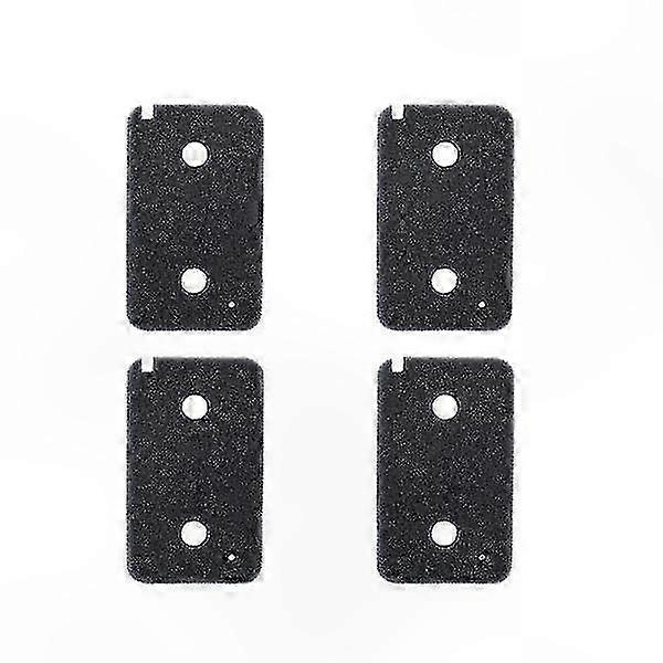 Tumble Dryer Foam Filter 4-Pack for Lint and Dust Protection, Compatible with Multiple Dryer Models, Black