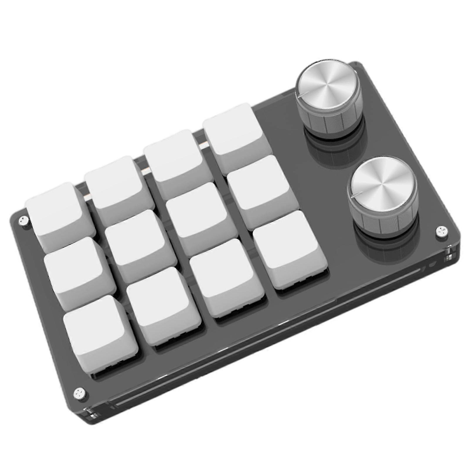 One Handed Mini 12-Key Gaming Keyboard for Computer