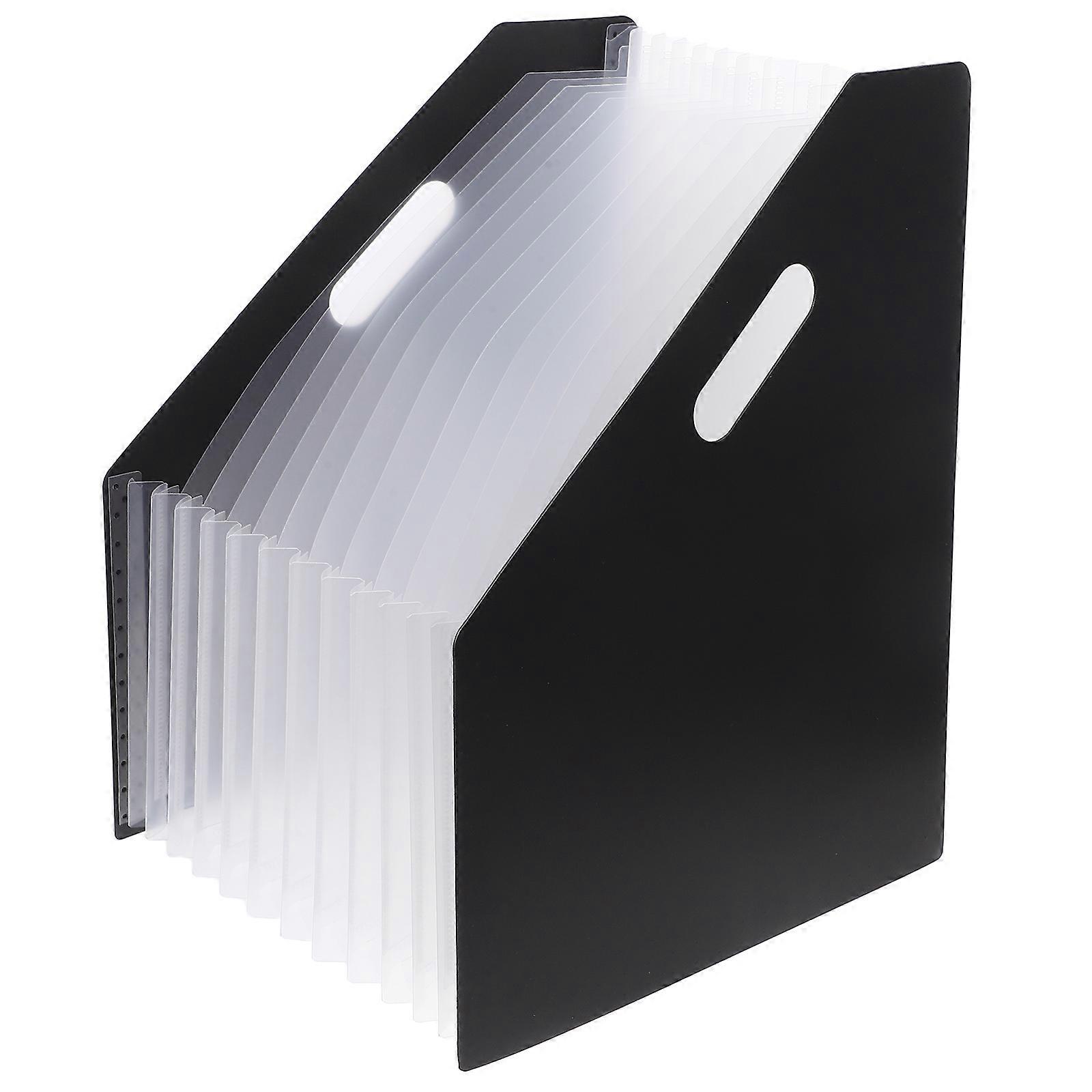 Windproof Accordion File Folder for Office Vertical Accordion File Organizer
