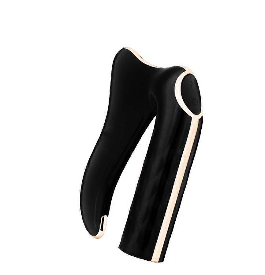 Electric cervical scraping instrument, meridian dredging fascia knife, sore muscle relaxer, portable smart massager(black)