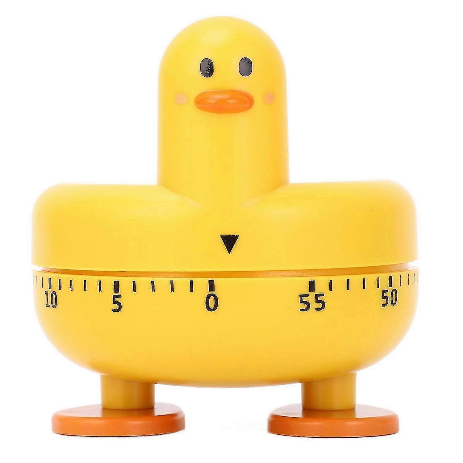 2025 Latest Model Kitchen Wind Up Timer Cartoon Duck 60 Minute Countdown