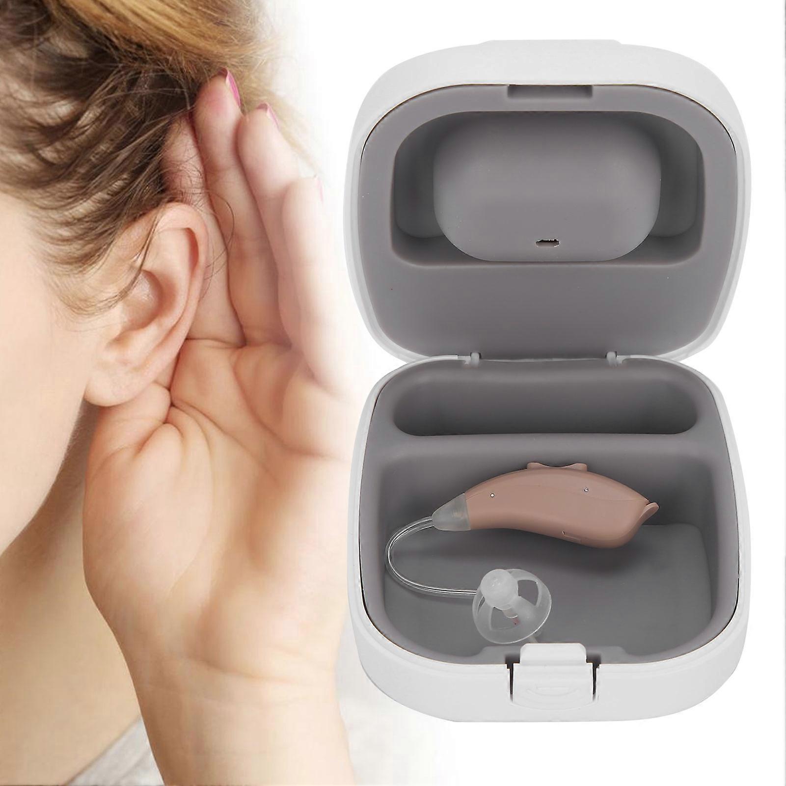 Mini Sound Amplifier Hearing Aid for Hearing Loss, Portable ABS