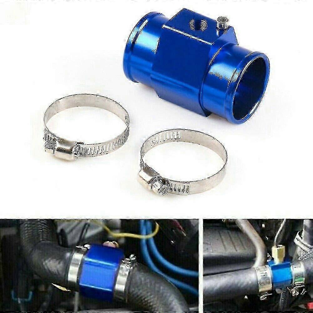 40mm Car Water-temperature Temp Sensor Gauge Radiator Hose Joint Pipe Adapter