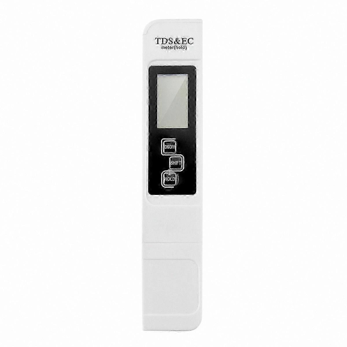 Digital TDS EC Meter for Water Quality Testing, 0-9999 PPM Range, Temperature Measurement, and Purity Analysis Tool