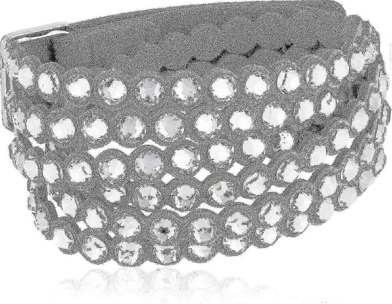 Women's Leather Look Crystal Power Bracelet Collection