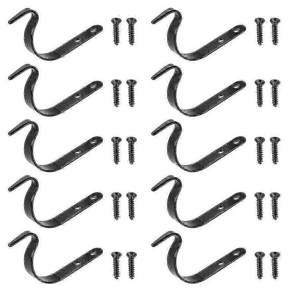 Hanging Basket Hooks Wall Mount (10 Pcs) 2025