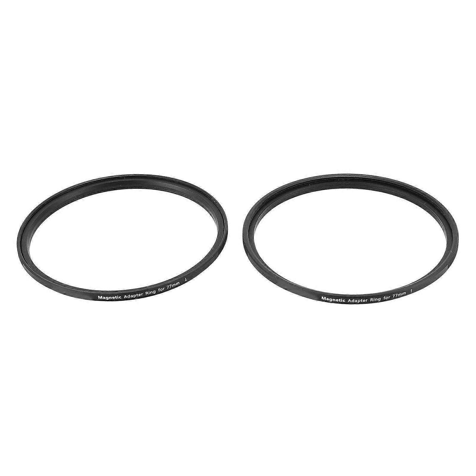 Magnetic Filter Ring Adapter 77mm Aluminum Alloy Secure Attachment Camera Lens Filter Adapter Ring for Lens