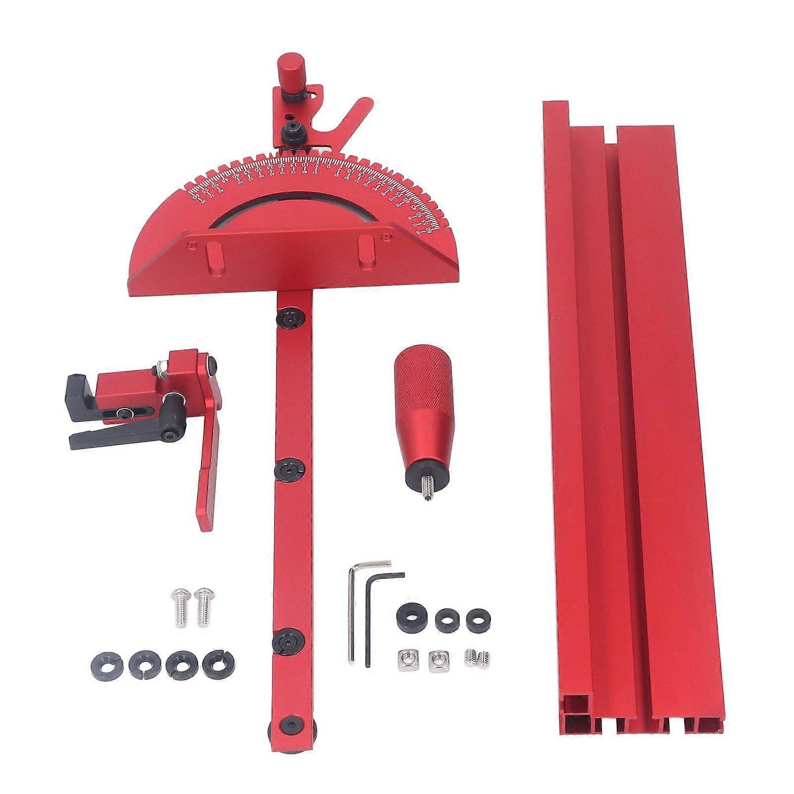 Table Saw Miter Gauge System Fence Accurate Engraving Machine Accessories with Limit Stop