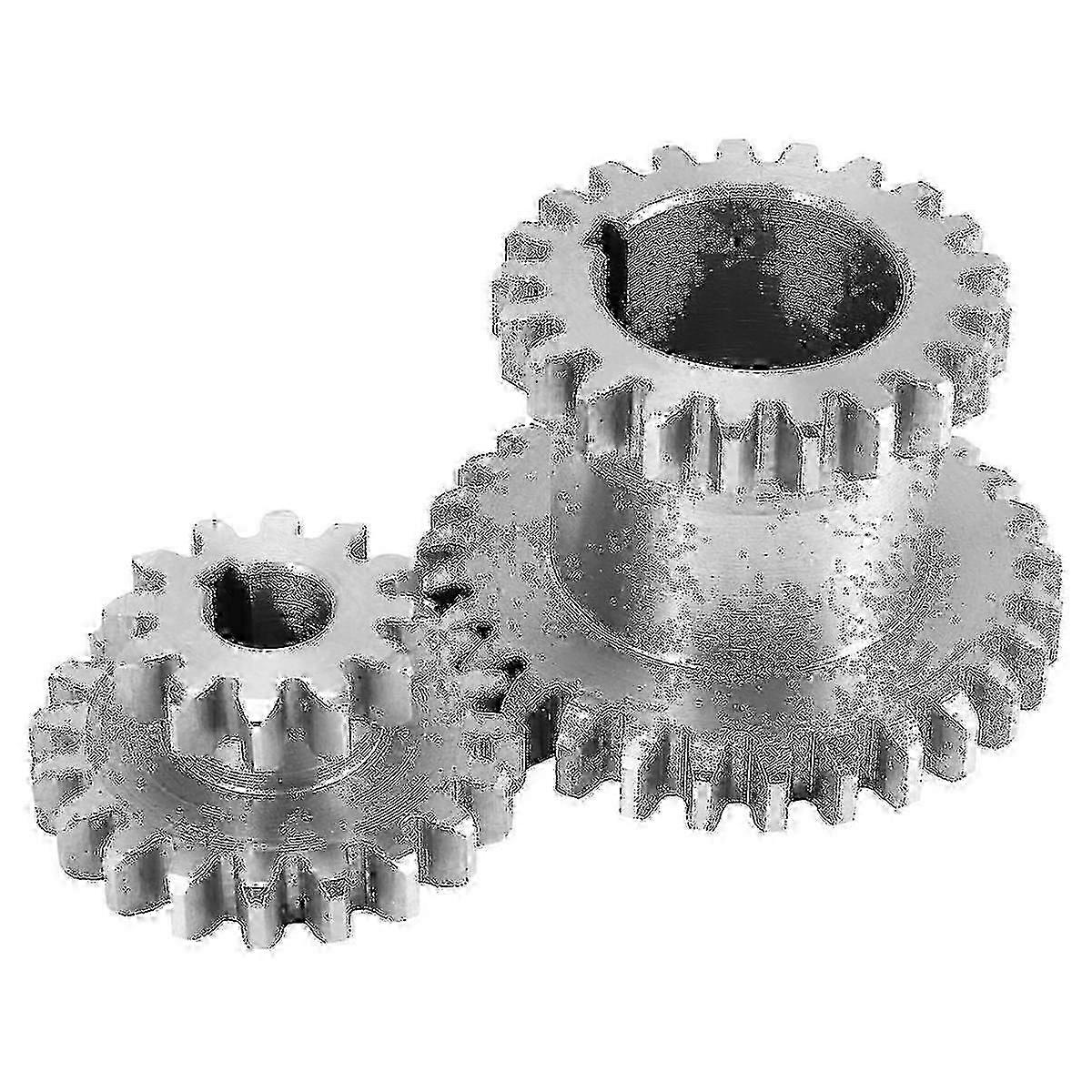 Set of 2 Dual Gears for Metal Lathe T29xT21 T20xT12 Double Gear Compatible with Various Models