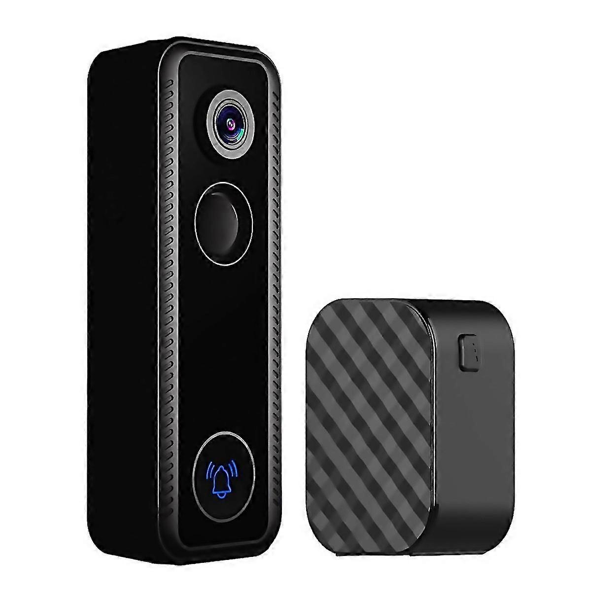 For Wireless Doorbell Camera With Chime 2k Hd Video