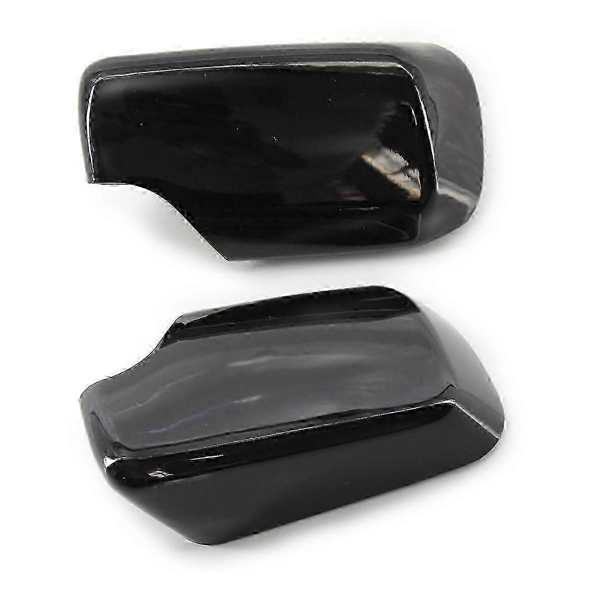1 Pair Rear View Mirror Covers for E46 E39 3 Series 5 Series 1998-2005 Gloss Black Side Mirror Caps 5116