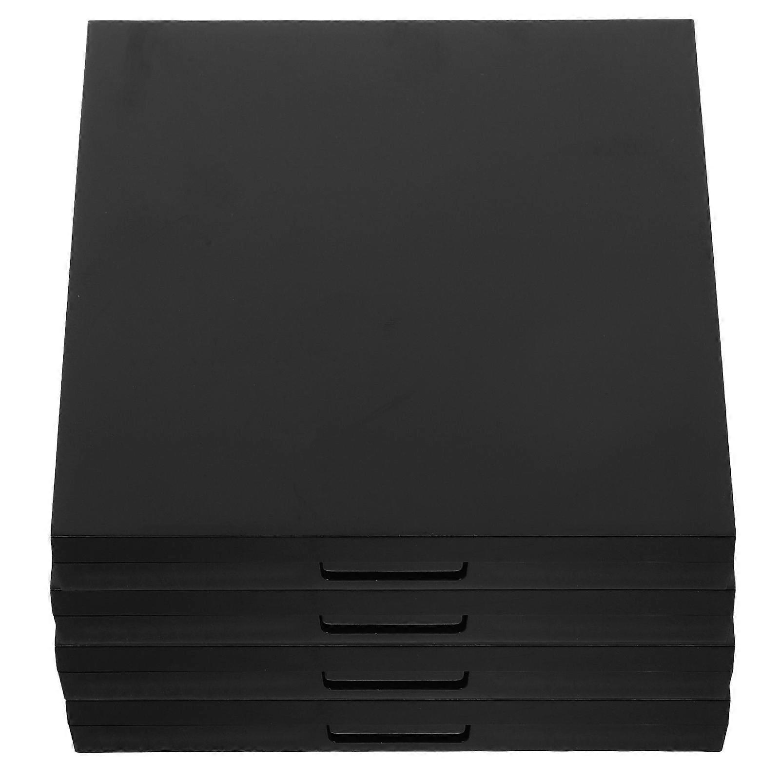 Uv Solid Jelly Glue Container Light-Proof Storage Case for Press-On Nail Glue Minimalist Design Plastic Material 4Pcs