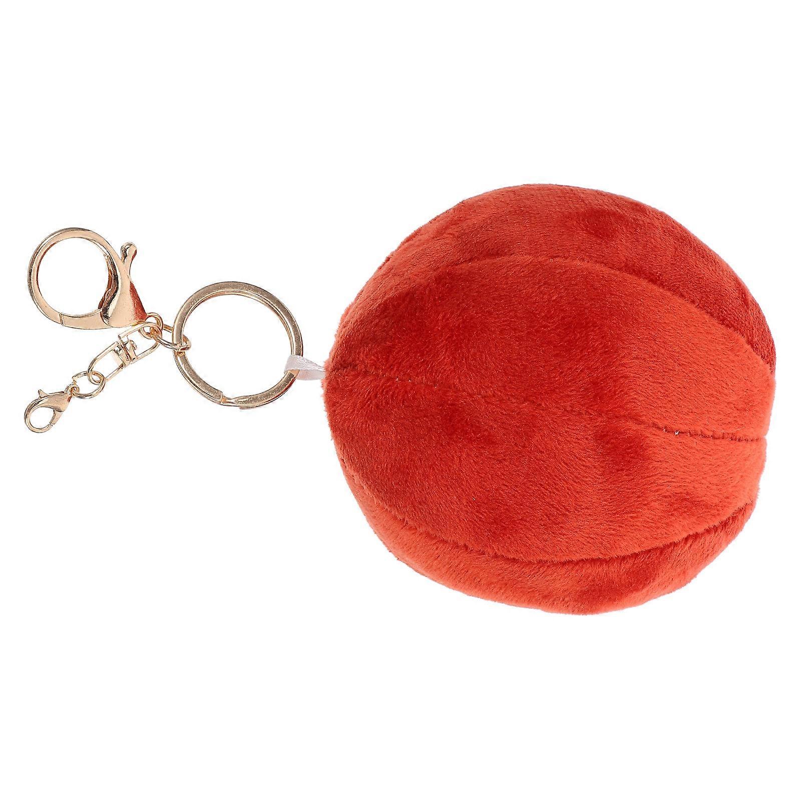 Basketball Keychain Wooden Shuffleboard Brush for Table Cleaning