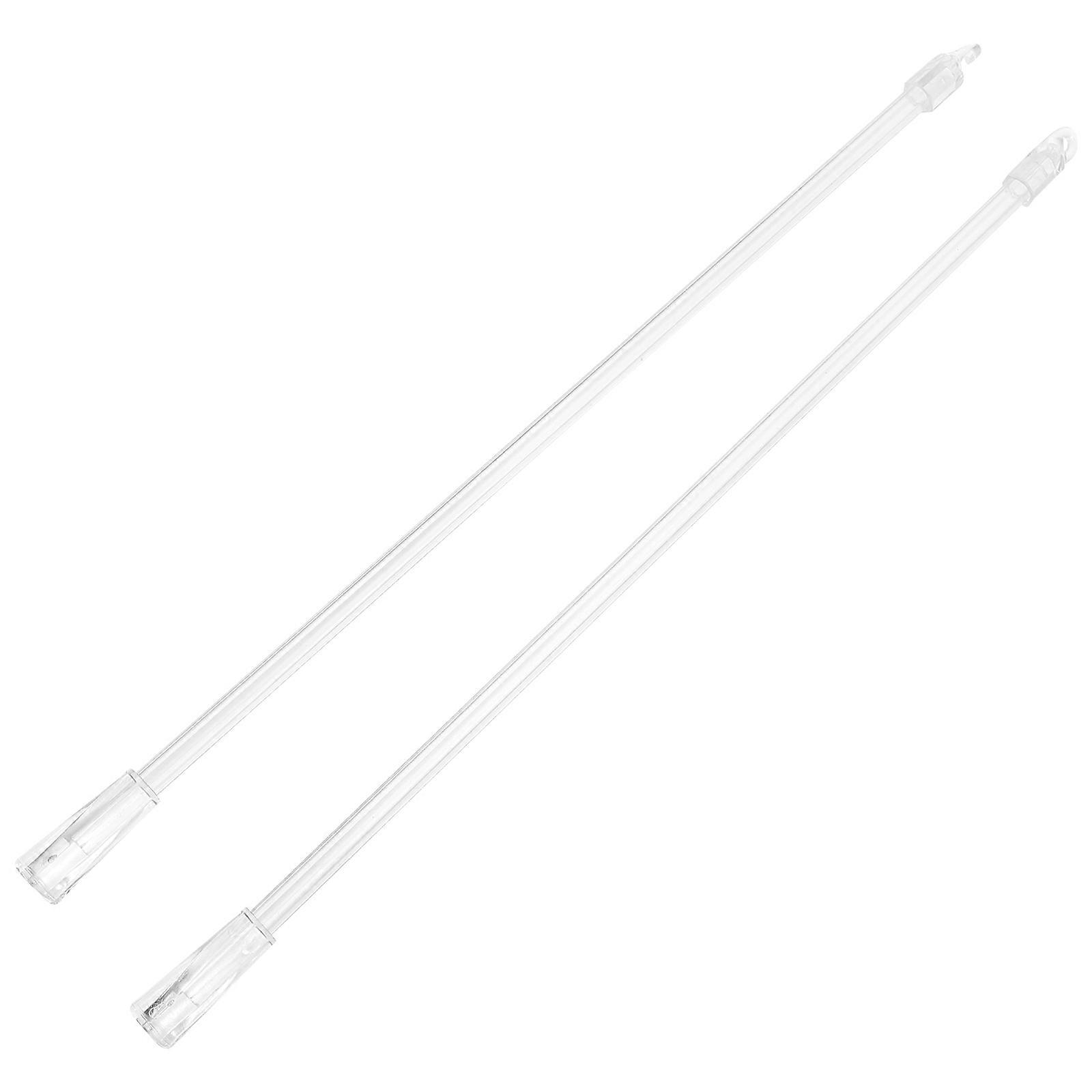 Transparent Acrylic Blind Wand Replacement for Vertical Blinds 6Pcs Set