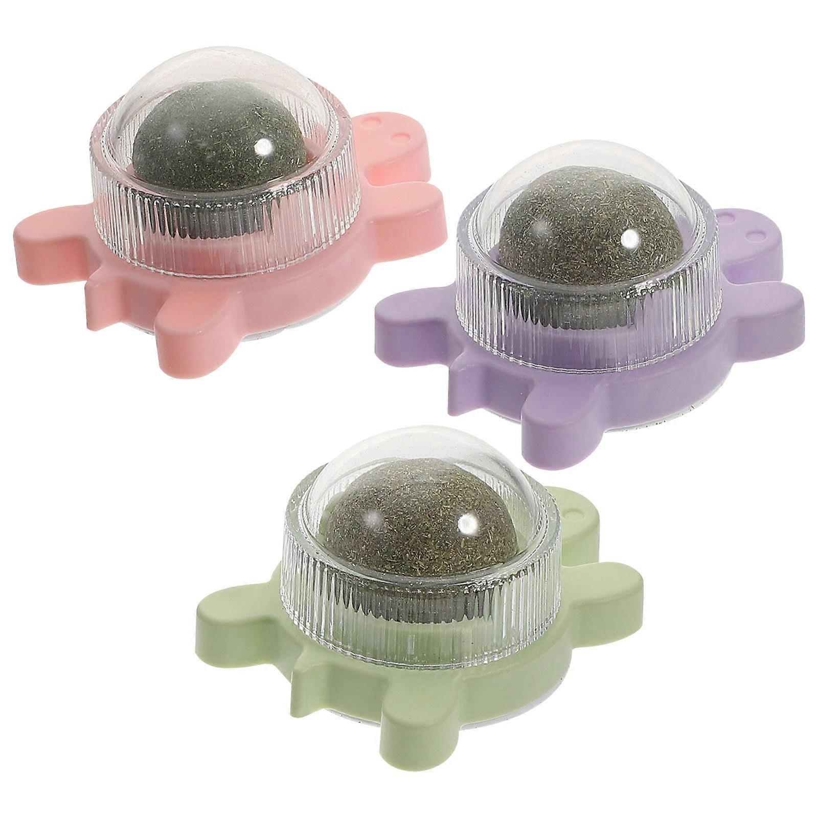 Catnip Balls Wall Cat Toy for Cats Indoor Play 12Pcs Pack