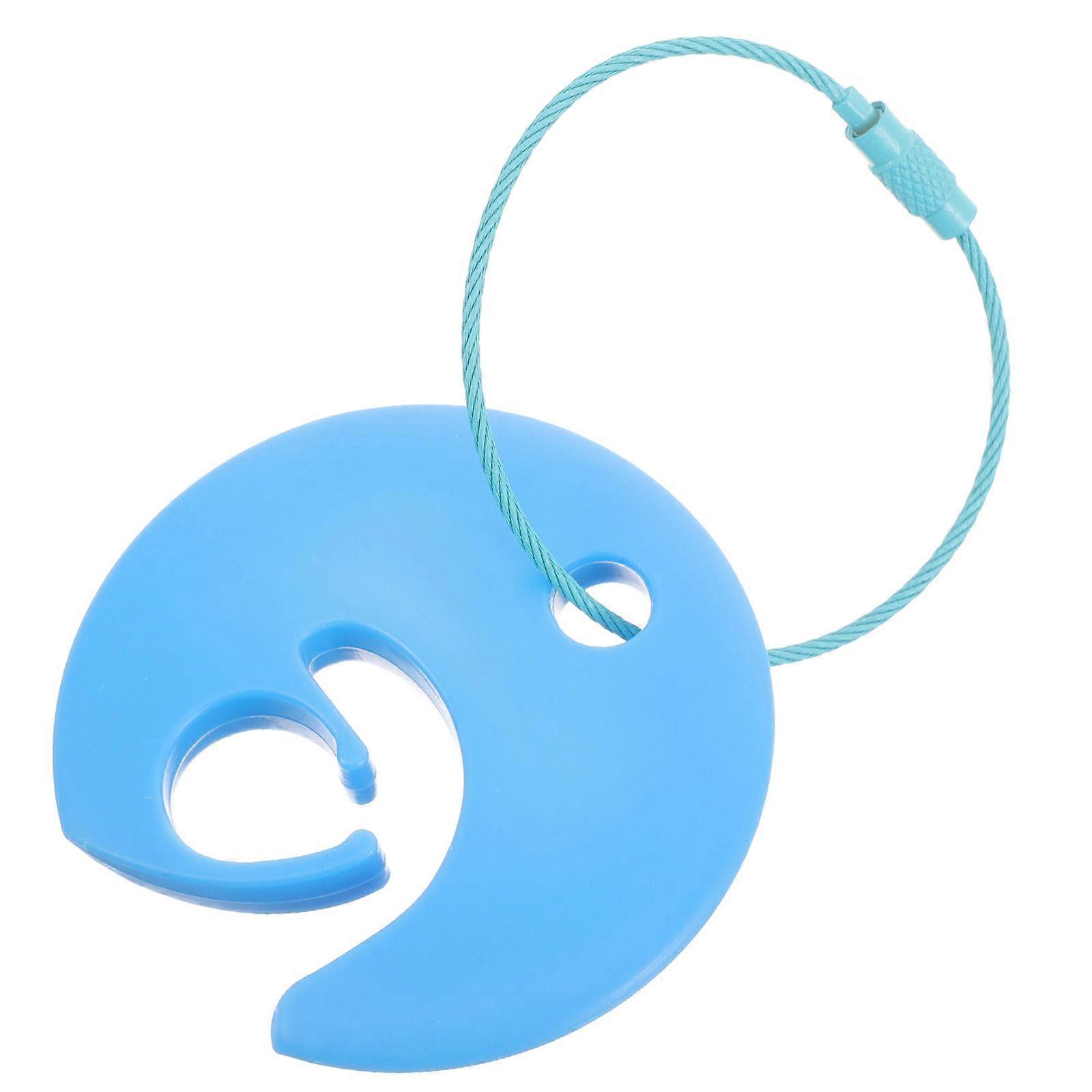 Flying Disc Carrier Blue Pe for Fixing Use 4Pcs Durable Disc Clip