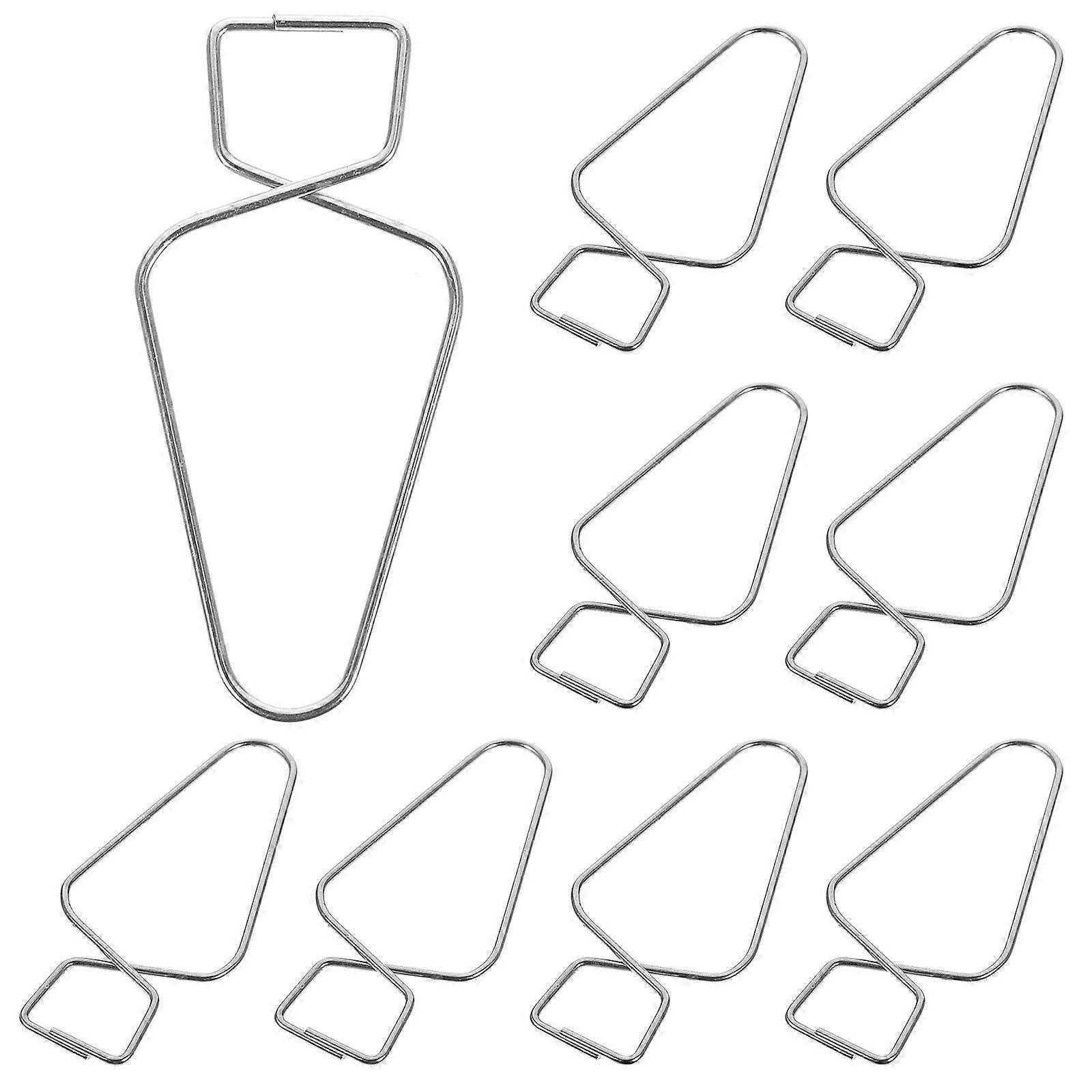 100Pcs Ceiling Hook Clips T-Bar Squeeze Hangers for Office Use